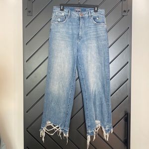 DL High Rise Wide Leg Jeans
